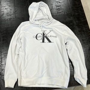 White Calvin Klein hoodie